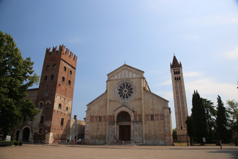 Basilica di San Zeno Maggiore Catholic Church in Verona, Northern Italy